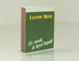 leeuw bier lucifer doosje jaren 90 b